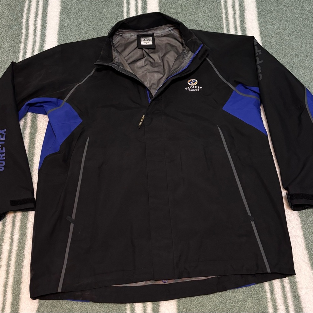 Gortex Adidas Black And Blue Performance Jacket Xl - image 1